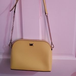 Michael Kors Women's large Gros grain Dome Crossbody Bags